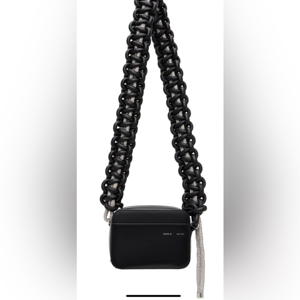 KARA Black Crystal Cobra Camera Bag